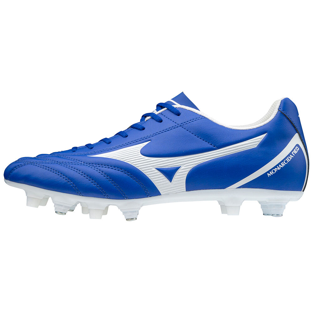 Scarpe Calcio Mizuno Monarcida Neo Select Mix Uomo - Blu/Bianche - 03295-MFZY